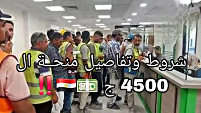 الشروط الحصول على منحة ال4500ج للعمالة الغير منتظمه 👌🏼‼️