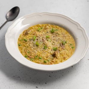 https://everydaygourmet.tv/recipes/pea-and-ham-risotto-soup