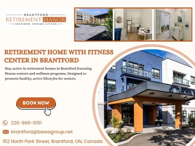 Retirement Home with Fitness Center in Brantford Retirement Manor