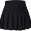 Black mini skirt