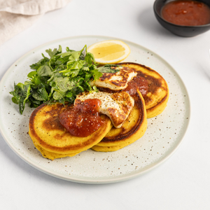 https://www.goodchefbadchef.com.au/recipes/leftover-pumpkin-soup-haloumi-pancakes