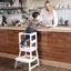 Toddler Kitchen Step Stool with Safety Rail