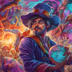 The Wizard of Magical Colors