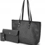 Black tote bag
