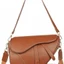 Brown saddle bag