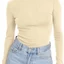 Beige turtleneck