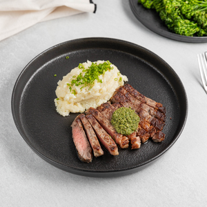 https://www.goodchefbadchef.com.au/recipes/rib-eye-with-potato-cauliflower-cottage-cheese-mash-and-salsa-verde