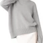 Grey turtleneck sweater