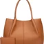 Brown tote bag