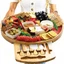 Large Round Charcuterie Board Set