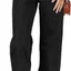 Wide leg black jeans